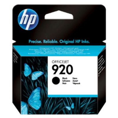 Hp 920 Ink Cartridge, Black Single Pack, CD971AE